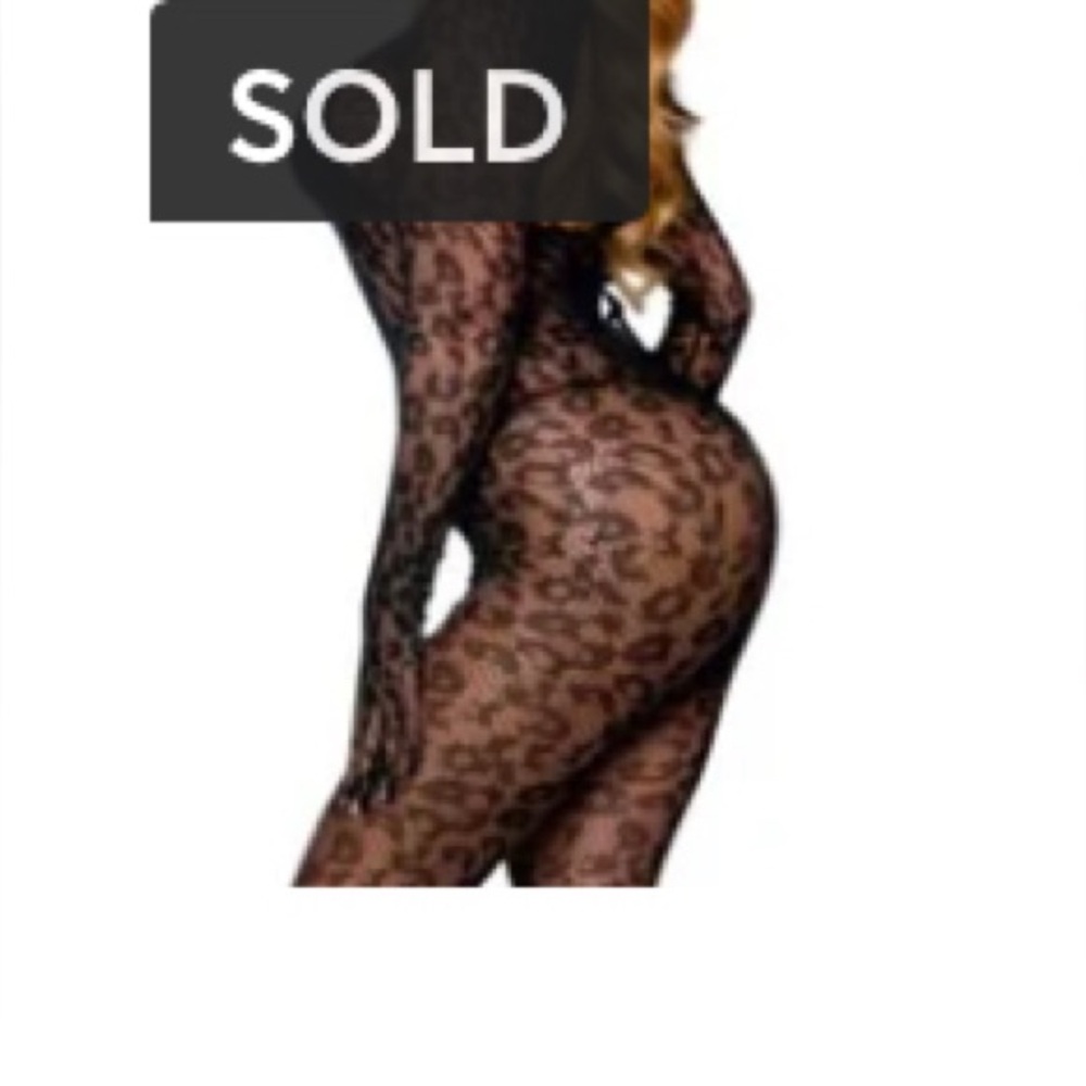 SOLD ON ANOTHER SITE Sexy Black Lace Bodysuit - Picture 6 of 6